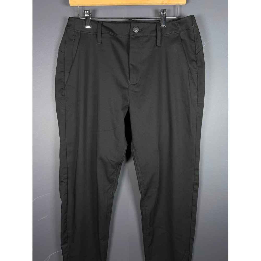 DU/ER Performance Trousers Mens 31x28 Black Commuter Pants Technical Chino